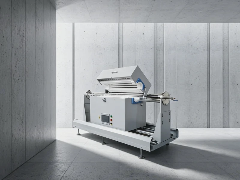 Slide-rapid cooling tube furnace